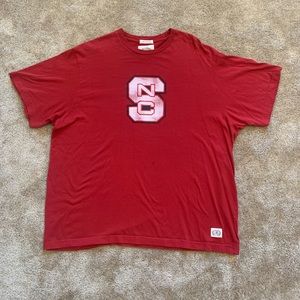 NC North Carolina state red t shirt football Steve and Barry’s vintage xxl
